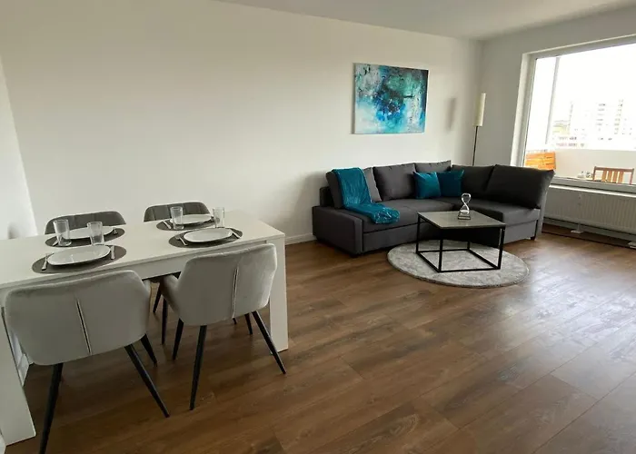 Suite4me - Moderne Ferienwohnung I Kueche I Balkon I Mainz-kostheim Apartment